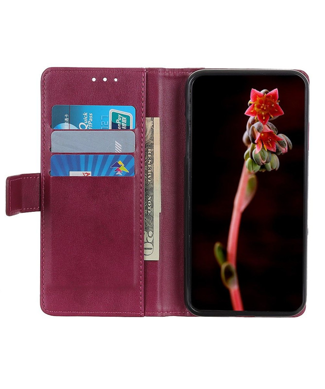 Housse Samsung Galaxy M52 5G Folio Simili Cuir Fonction Support