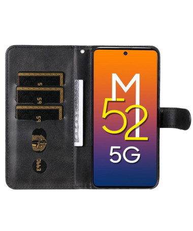 Housse Samsung Galaxy M52 5G Éléna Portefeuille