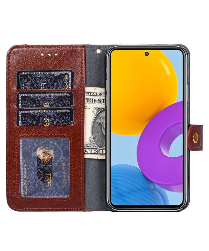 Housse Samsung Galaxy M52 5G Porte-monnaie simili cuir