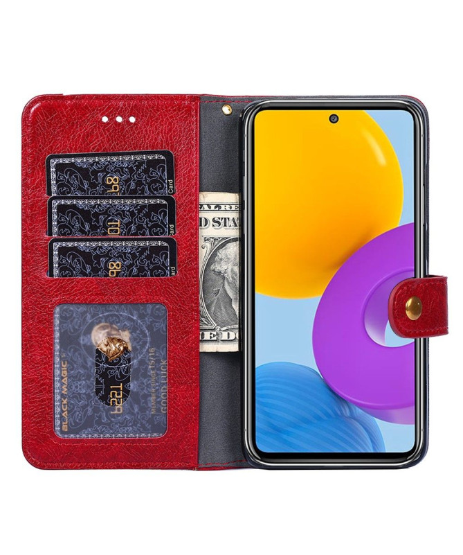 Housse Samsung Galaxy M52 5G Porte-monnaie simili cuir