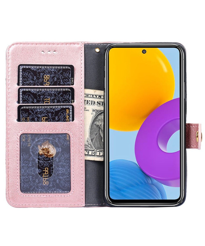 Housse Samsung Galaxy M52 5G Porte-monnaie simili cuir