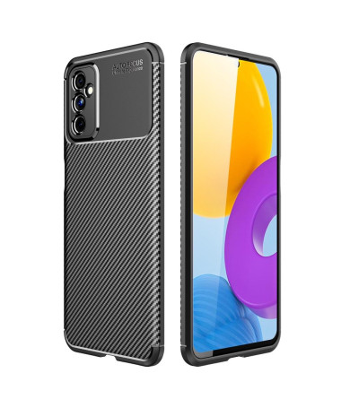 Coque Samsung Galaxy M52 5G style fibre de carbone