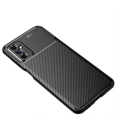 Coque Samsung Galaxy M52 5G style fibre de carbone