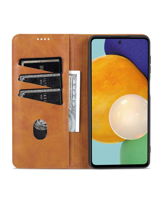 Étui Samsung Galaxy M52 5G portefeuille AZNS simili cuir