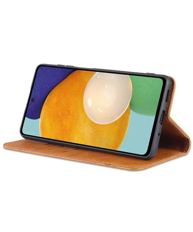 Étui Samsung Galaxy M52 5G portefeuille AZNS simili cuir