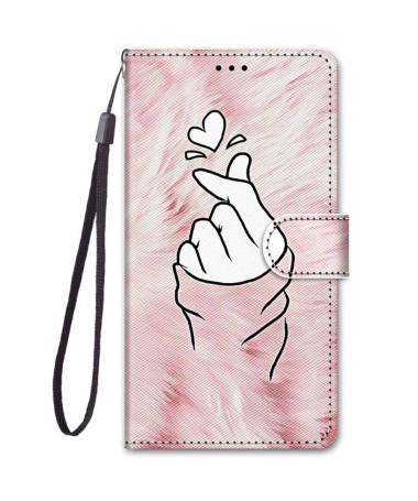 Housse Samsung Galaxy M52 5G Coeur Coréen