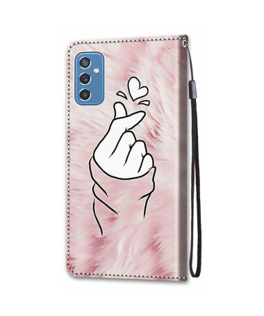 Housse Samsung Galaxy M52 5G Coeur Coréen