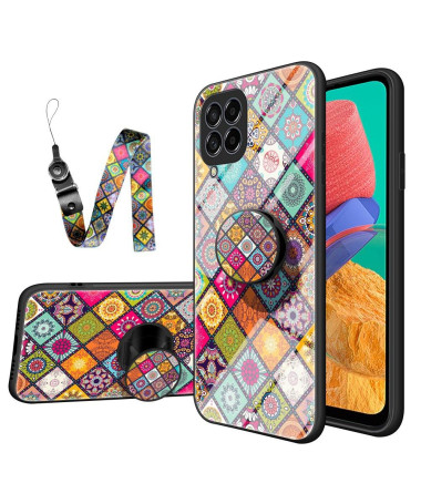 Coque Samsung Galaxy M33 5G Kaleidoscope Mandala avec support