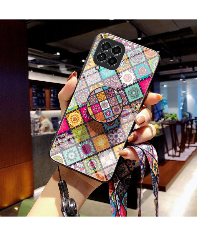 Coque Samsung Galaxy M33 5G Kaleidoscope Mandala avec support