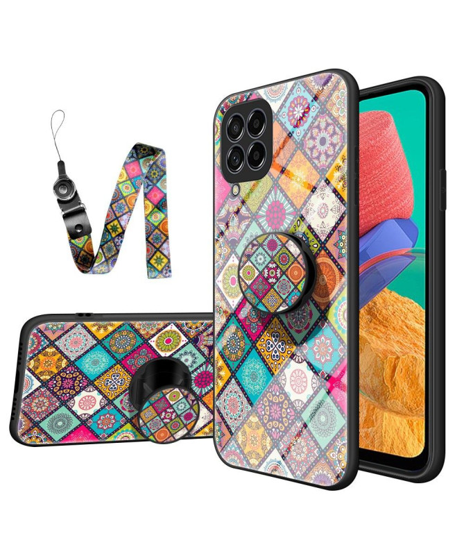 Coque Samsung Galaxy M33 5G Kaleidoscope Mandala avec support