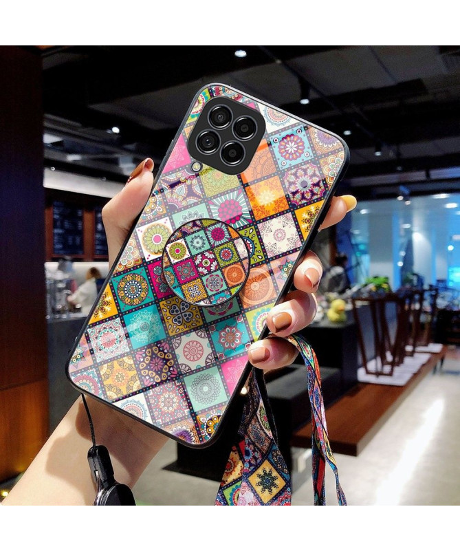 Coque Samsung Galaxy M33 5G Kaleidoscope Mandala avec support
