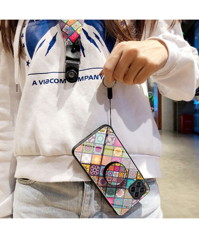 Coque Samsung Galaxy M33 5G Kaleidoscope Mandala avec support