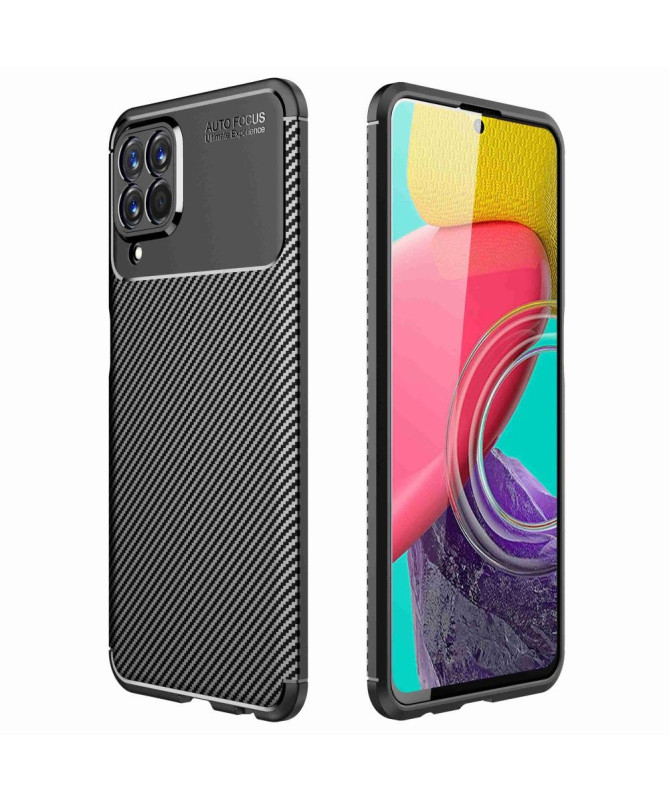 Coque Samsung Galaxy M33 5G style fibre de carbone