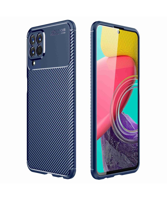 Coque Samsung Galaxy M33 5G style fibre de carbone