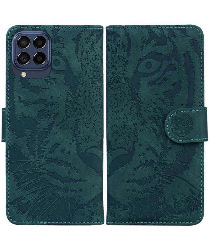 Housse Samsung Galaxy M33 5G Tigre en relief
