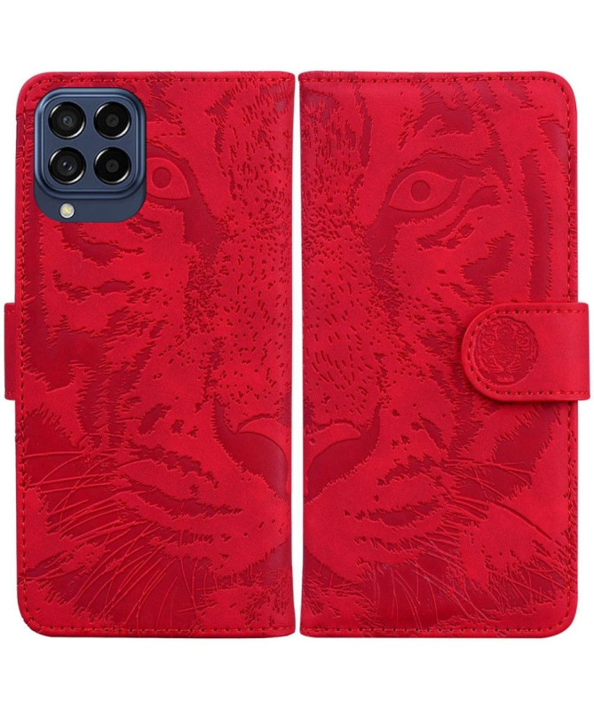 Housse Samsung Galaxy M33 5G Tigre en relief