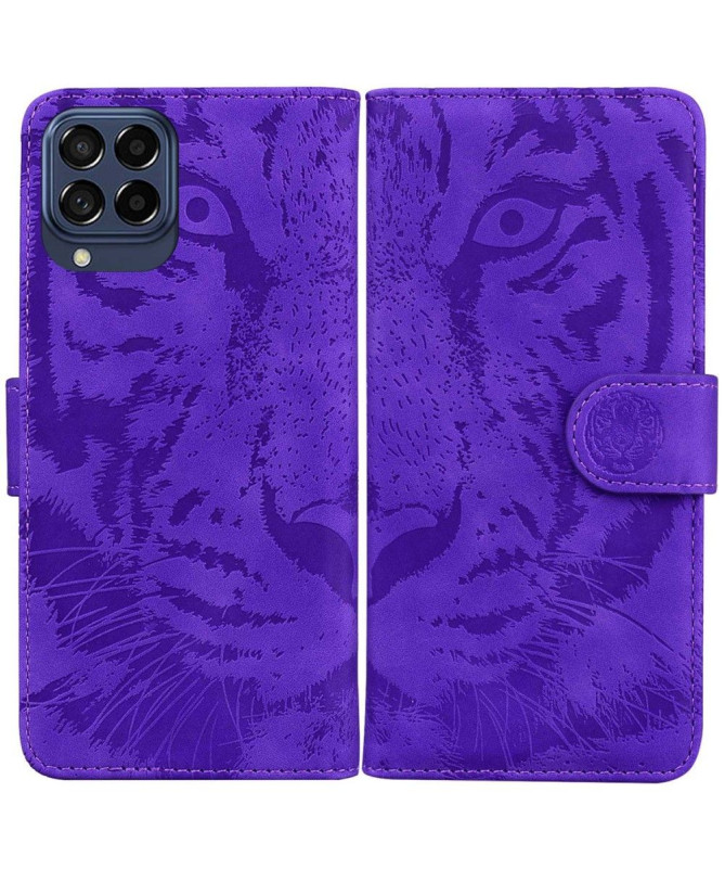 Housse Samsung Galaxy M33 5G Tigre en relief