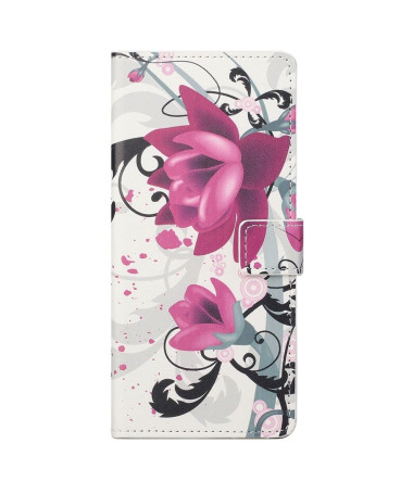 Housse Samsung Galaxy M23 5G Fleurs de lotus