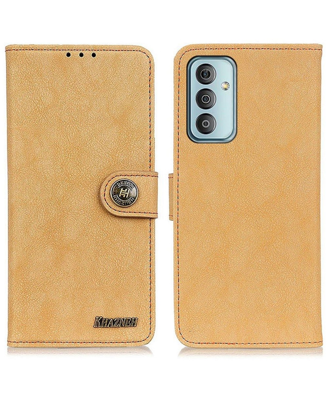 Housse Samsung Galaxy M23 5G effet cuir rétro KHAZNEH