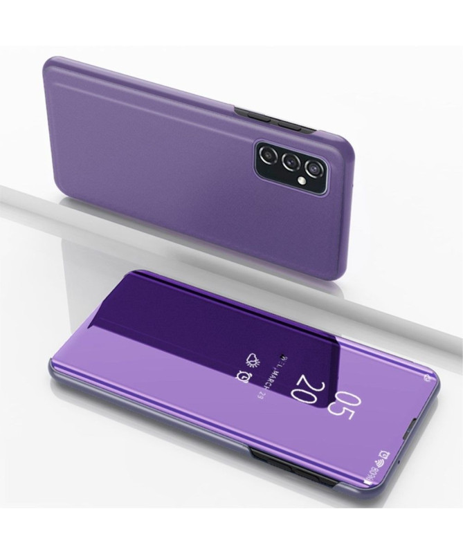 Coque Samsung Galaxy M23 5G avec rabat effet miroir