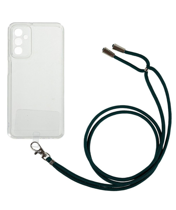 Coque Samsung Galaxy M23 5G Transparent Cordon Coloré