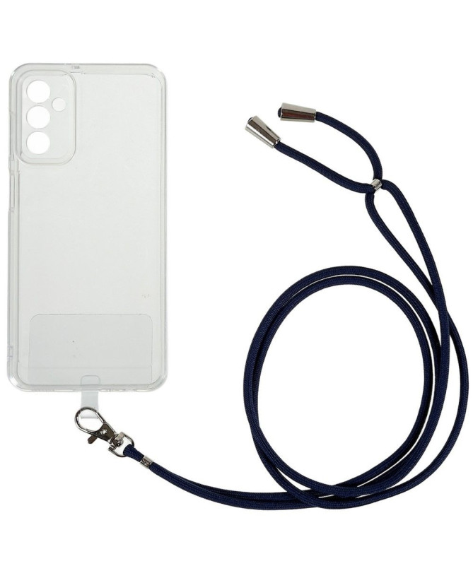 Coque Samsung Galaxy M23 5G Transparent Cordon Coloré