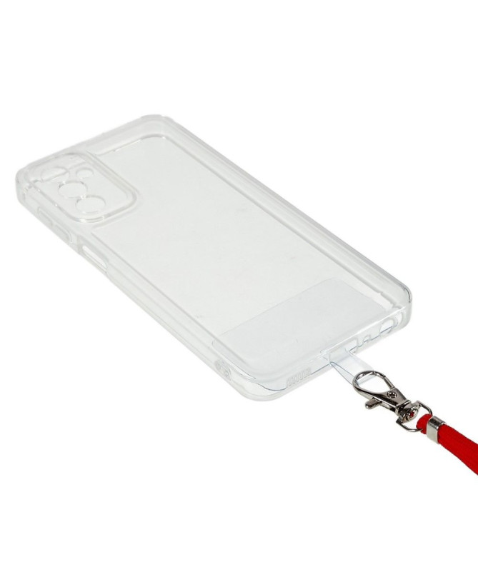 Coque Samsung Galaxy M23 5G Transparent Cordon Coloré