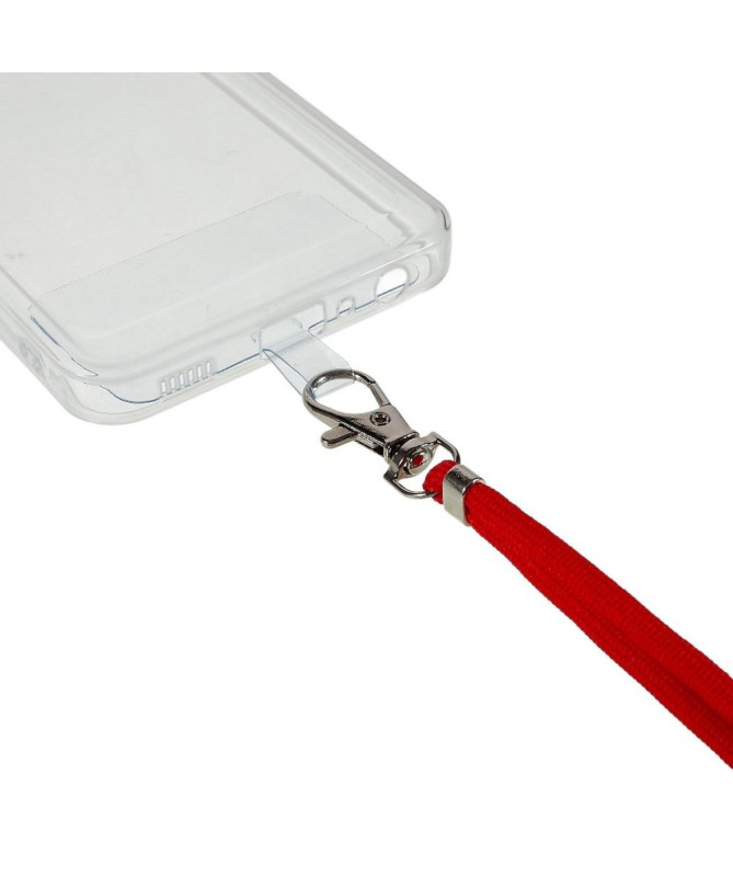 Coque Samsung Galaxy M23 5G Transparent Cordon Coloré