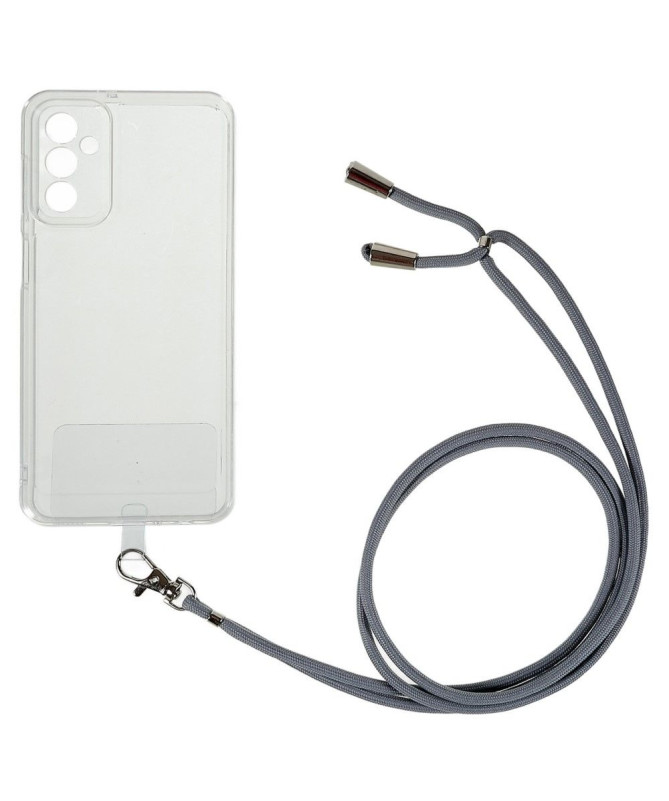 Coque Samsung Galaxy M23 5G Transparent Cordon Coloré