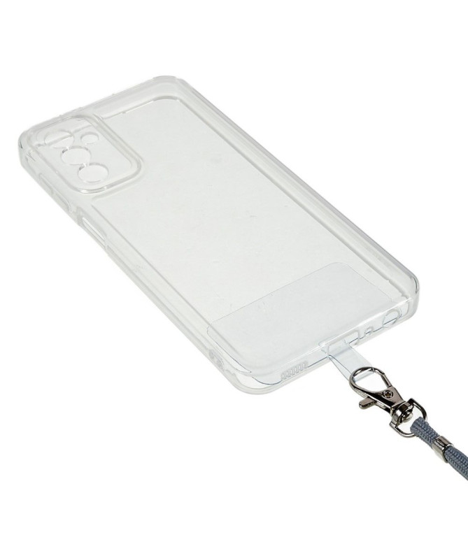 Coque Samsung Galaxy M23 5G Transparent Cordon Coloré