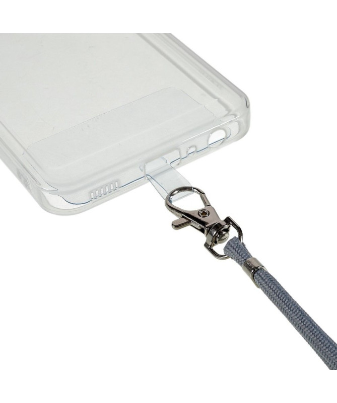 Coque Samsung Galaxy M23 5G Transparent Cordon Coloré