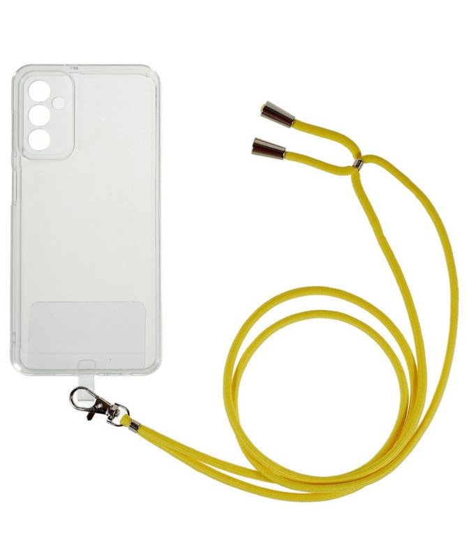 Coque Samsung Galaxy M23 5G Transparent Cordon Coloré