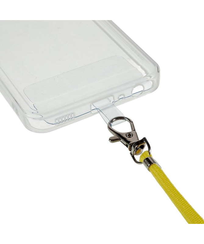 Coque Samsung Galaxy M23 5G Transparent Cordon Coloré