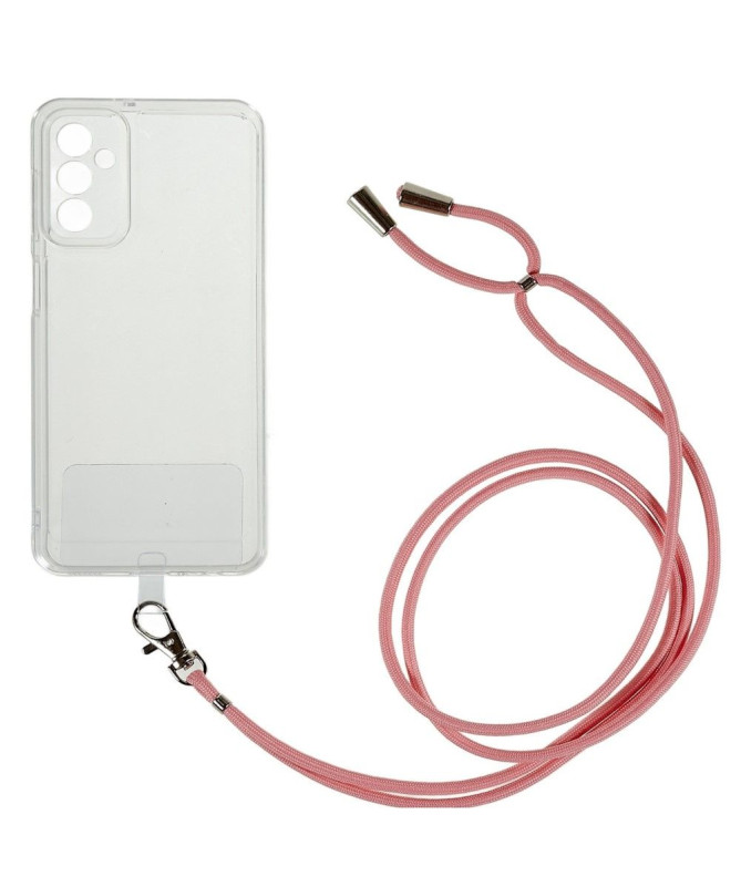 Coque Samsung Galaxy M23 5G Transparent Cordon Coloré