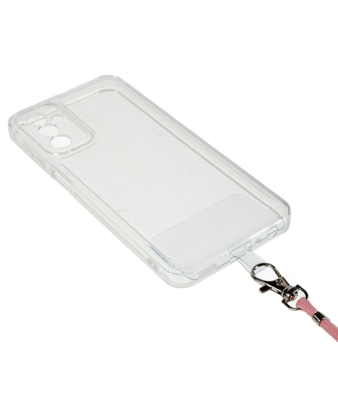 Coque Samsung Galaxy M23 5G Transparent Cordon Coloré