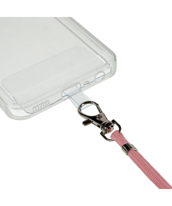 Coque Samsung Galaxy M23 5G Transparent Cordon Coloré