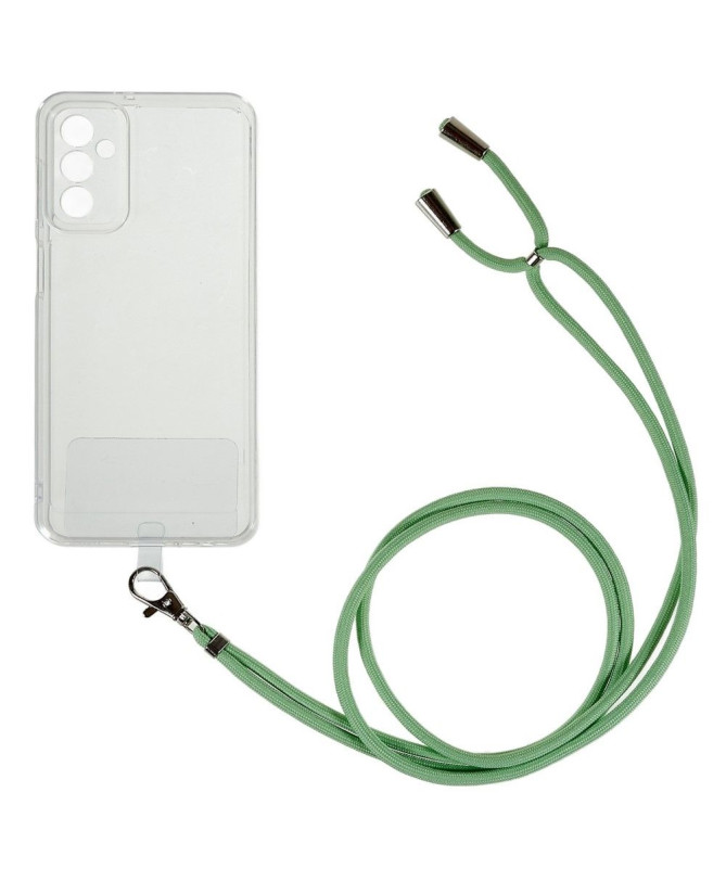 Coque Samsung Galaxy M23 5G Transparent Cordon Coloré