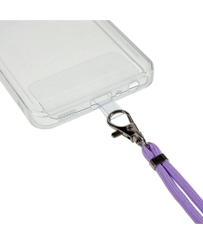 Coque Samsung Galaxy M23 5G Transparent Cordon Coloré