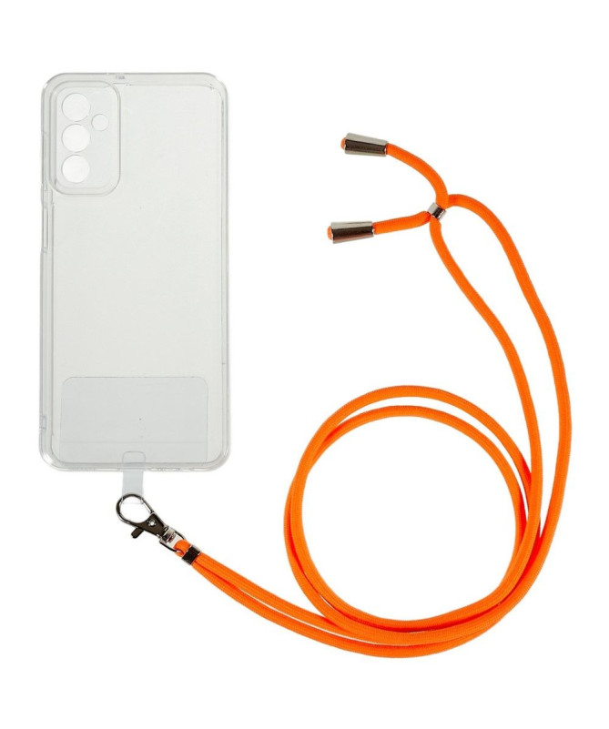 Coque Samsung Galaxy M23 5G Transparent Cordon Coloré