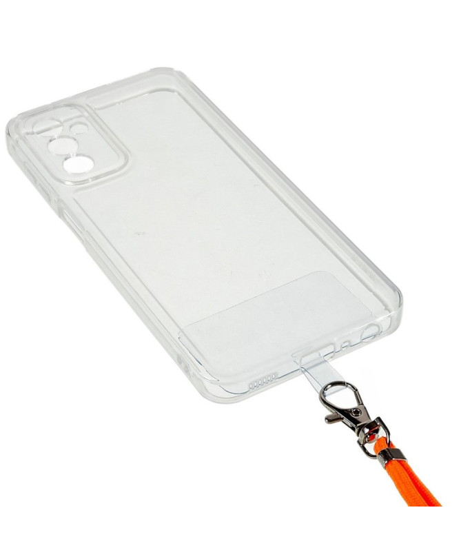 Coque Samsung Galaxy M23 5G Transparent Cordon Coloré