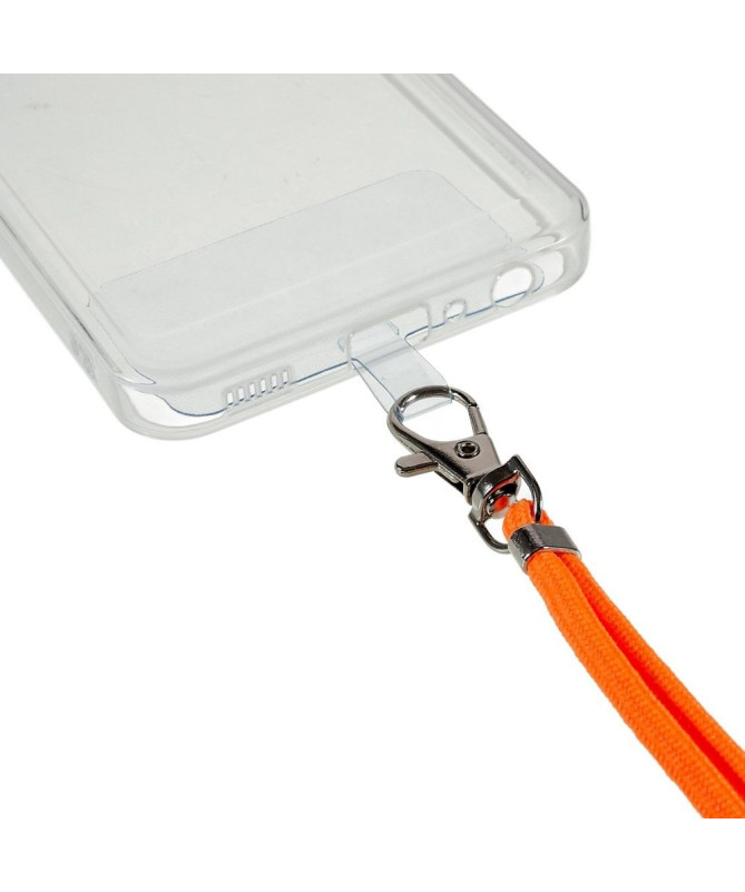 Coque Samsung Galaxy M23 5G Transparent Cordon Coloré