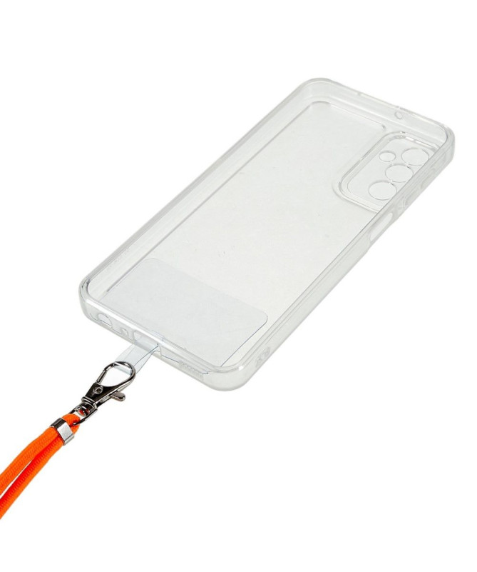 Coque Samsung Galaxy M23 5G Transparent Cordon Coloré