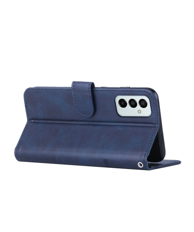 Housse Samsung Galaxy M23 5G Lines effet cuir rétro