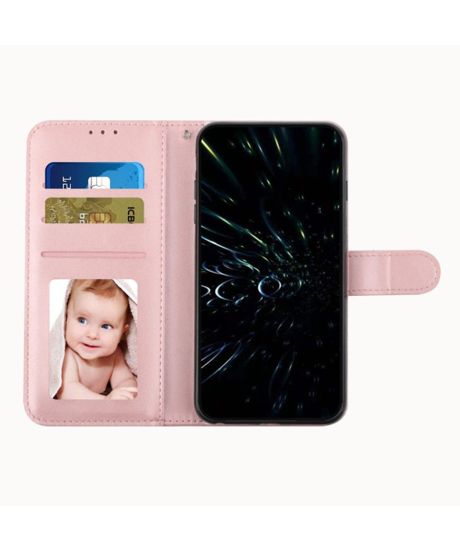 Housse Samsung Galaxy M23 5G Lines effet cuir rétro