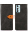 Housse Samsung Galaxy M13 KHAZNEH Bicolore simili cuir