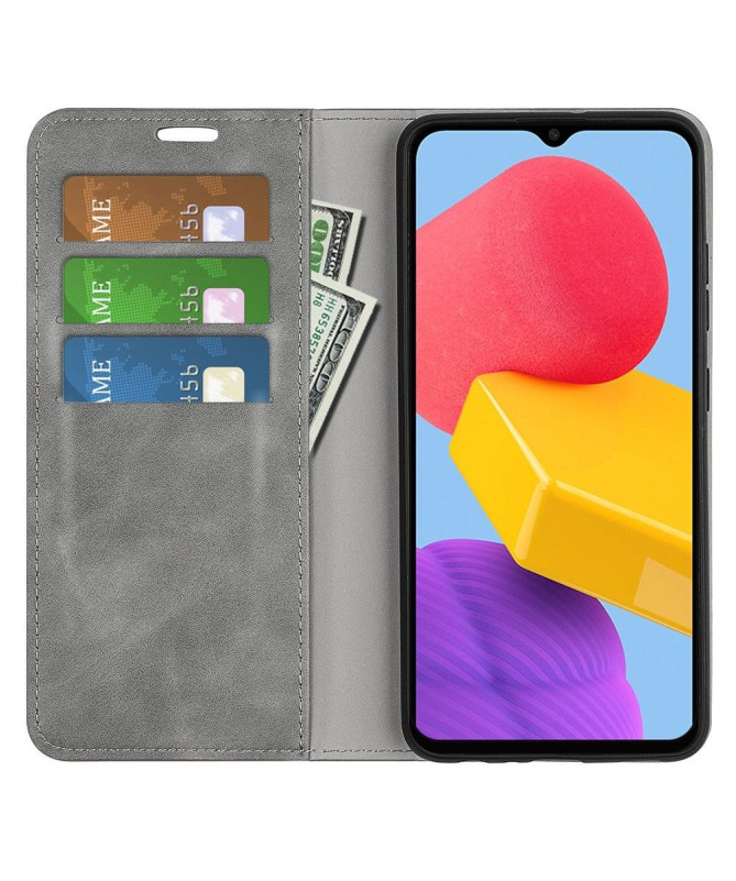 Étui Samsung Galaxy M13 simili cuir fonction stand