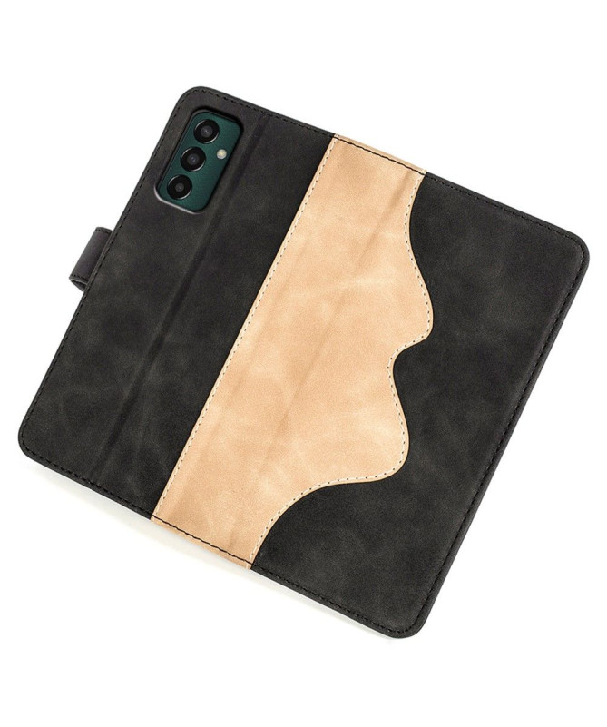 Housse Samsung Galaxy M13 Stand Folio Bicolore