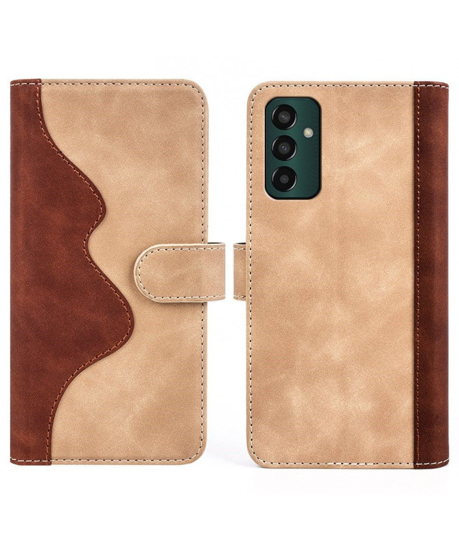 Housse Samsung Galaxy M13 Stand Folio Bicolore
