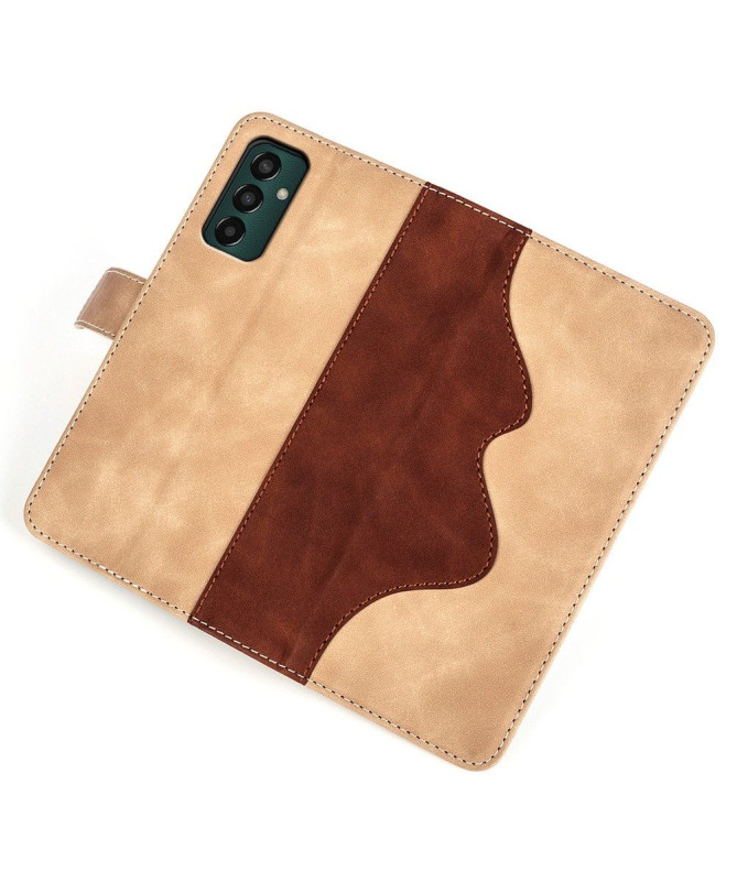 Housse Samsung Galaxy M13 Stand Folio Bicolore