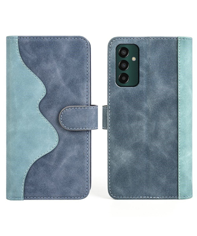 Housse Samsung Galaxy M13 Stand Folio Bicolore